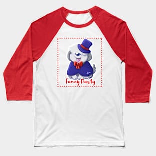 Fancy Party Baseball T-Shirt